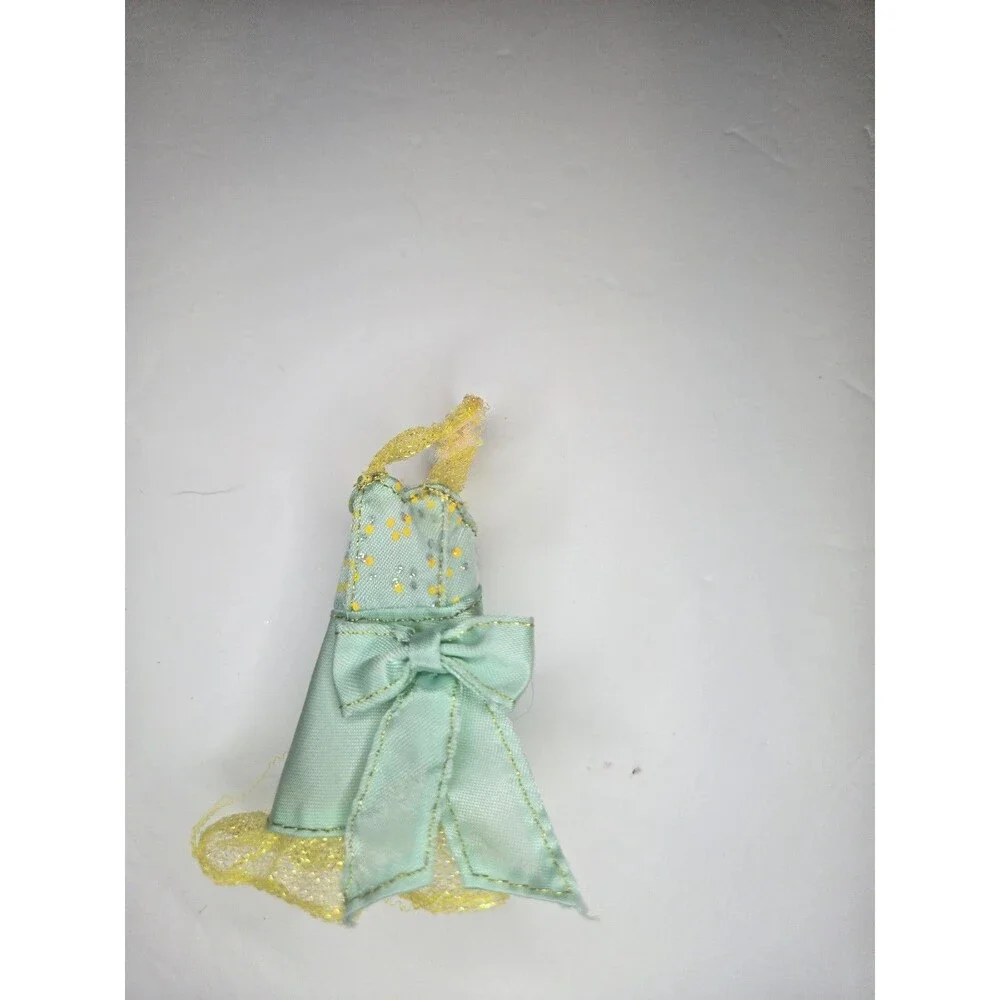 2002 Barbie Kelly Princess Dream Club Light Green & Yellow Dress With Bow